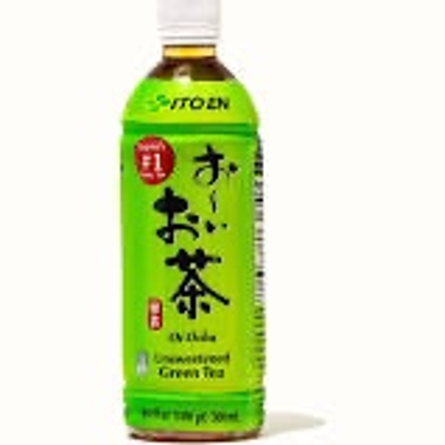 Green Tea Unsweetened Bottle.