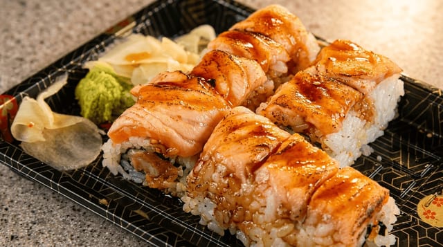 Triple Spicy Double Salmon.