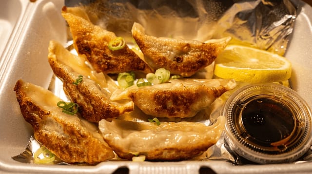 Pork Gyoza.