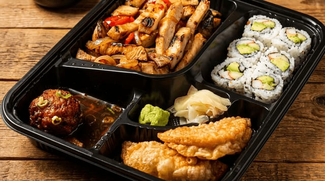 Doma Dinner Bento (Chicken Teriyaki).